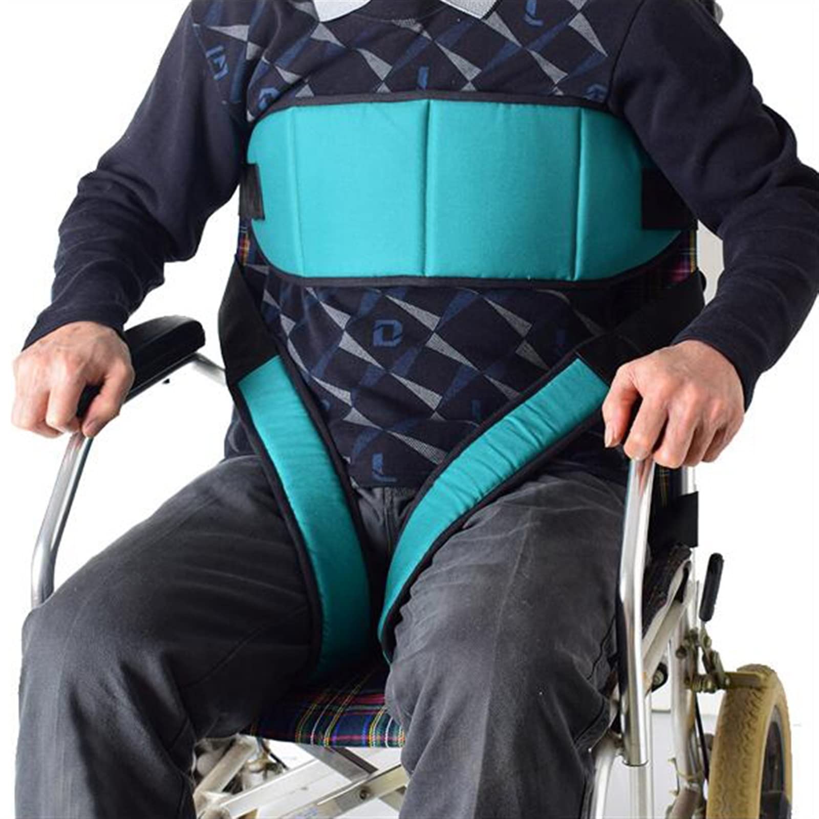Adjustable Wheelchair Seat Belt - Safety Belt for Elderly & Disabled Patients - Secure Wheelchair Accessories for Home Care & Hospital Use