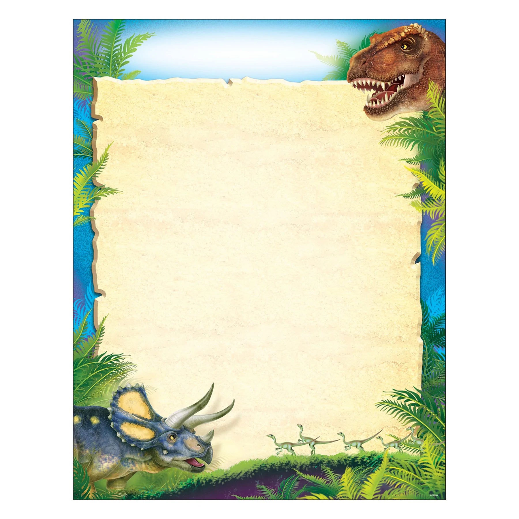 Discovering Dinosaurs® Learning Chart - Educational Dinosaur Poster for Kids Classroom & Homeschooling - Perfect for Science Lessons & Playroom Decor