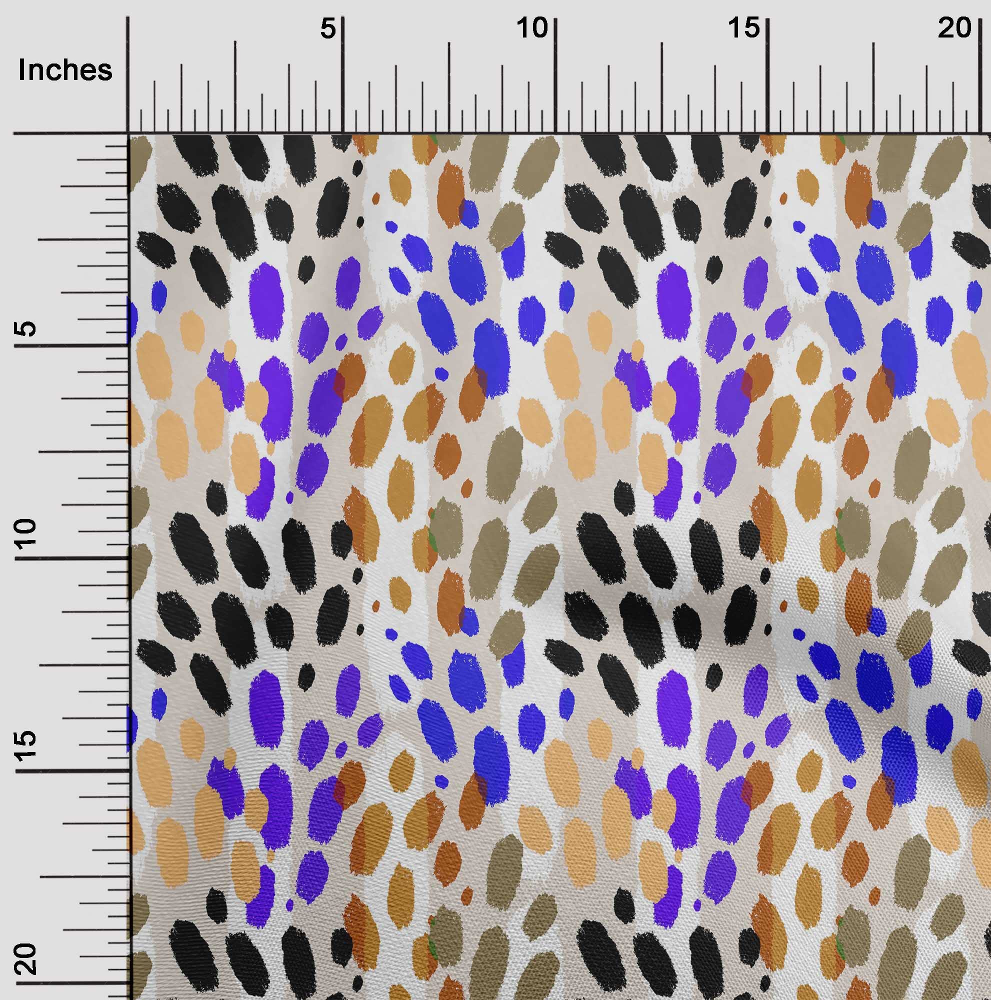 Premium Cotton Silk Blend Dusty Pink Animal Print Fabric by The Yard - 42 Inch Wide Material for Dresses, Skirts & DIY Fashion Projects