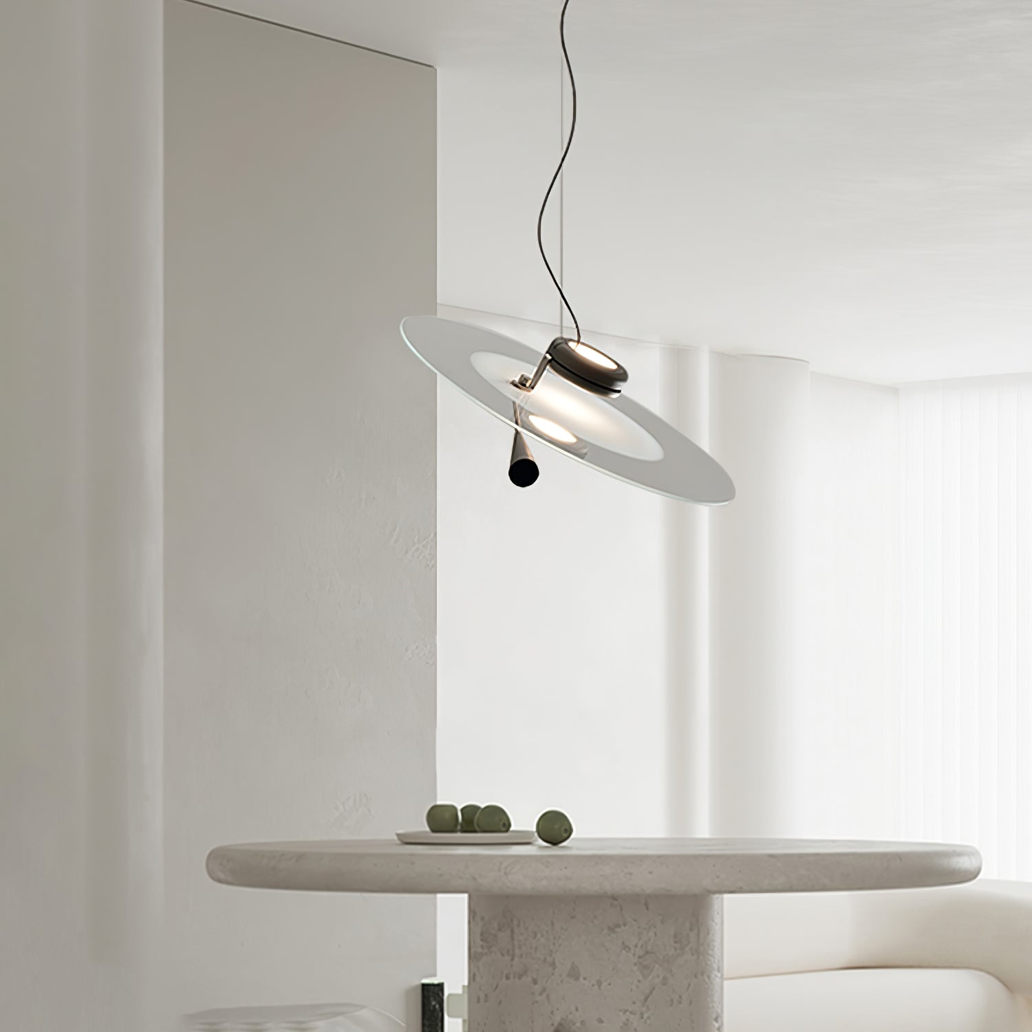 Modern Bascula Pendant Lamp - Industrial Style Hanging Light Fixture for Kitchen Island, Dining Room & Living Room Decor