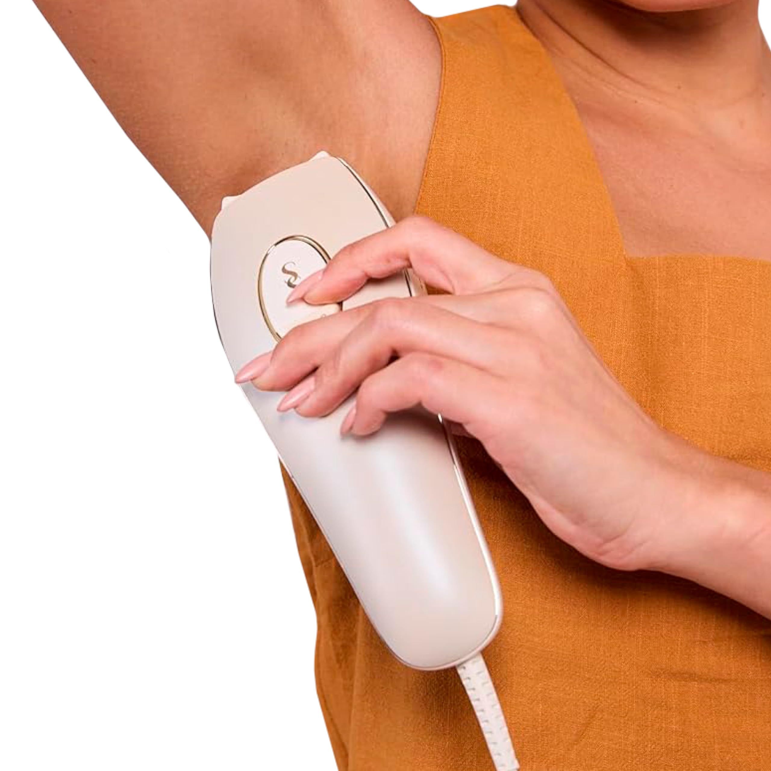 SmoothSkin Pure Adapt Champagne IPL Laser Hair Removal Device for Women & Men - Permanent Hair Reduction for Body & Face - Painless Home Use - Alternative to Salon Laser & Bikini Shaver - Perfect for Smooth Legs, Underarms, Bikini Line & Facial Hair Removal