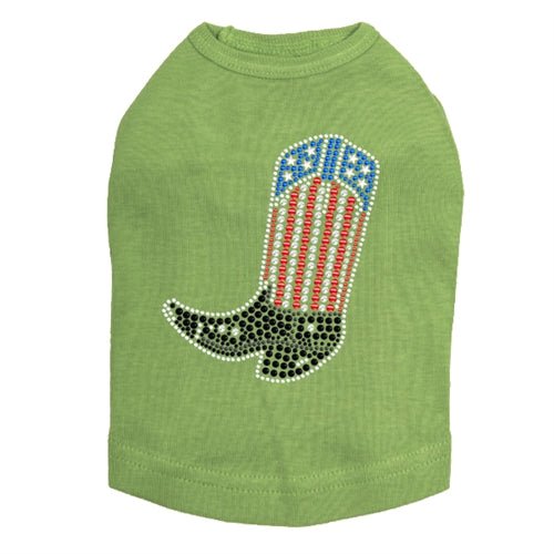 Red White & Blue Rhinestone Tank Top - Patriotic American Flag Design, Women's Sparkly Sequined Casual Shirt for 4th of July, Independence Day & Summer Parties