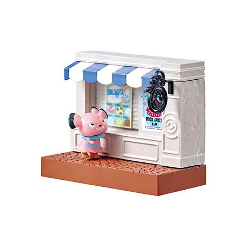 Pokemon Town 2 Festival Street Corner 3 Inch Re-Ment Collectible Figure - Cute Miniature Display for Anime Fans, Home Decor & Gift for Pokemon Collectors