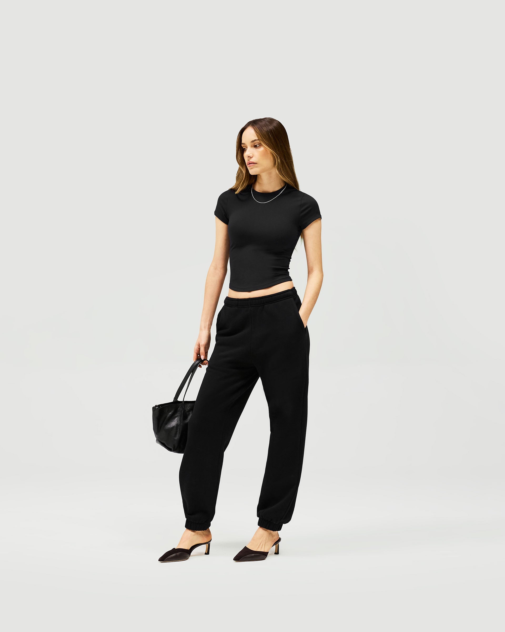 Owners Club Track Pants for Men - Jet Black Athletic Joggers with Comfort Fit & Elastic Waistband | Perfect for Running, Gym Workouts & Casual Wear