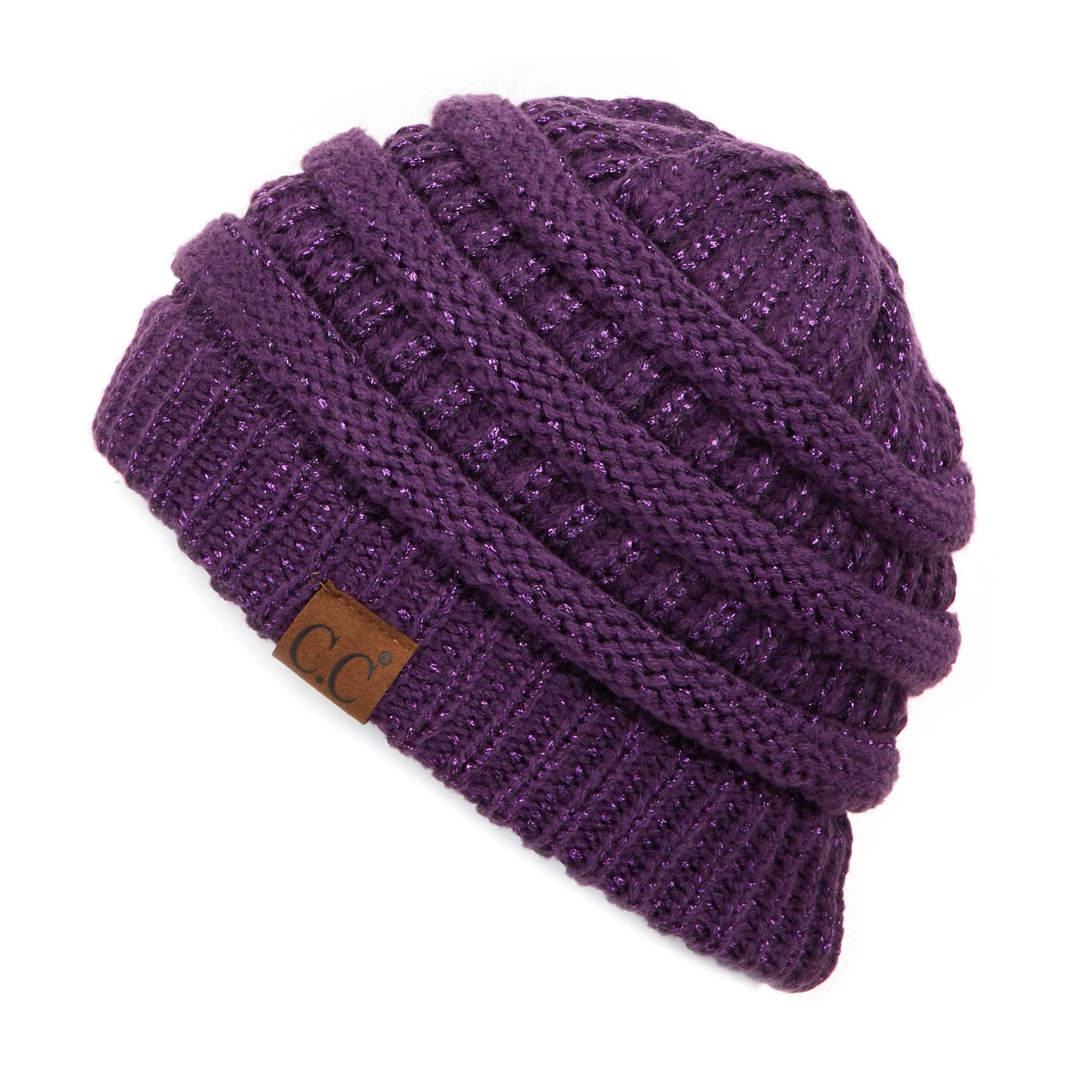 C.C Hats and Scarf - Exclusive Solid Color Beanie Tail Hat for Women & Men | Winter Warm Knit Cap for Outdoor Activities, Skiing, Snowboarding, and Casual Wear