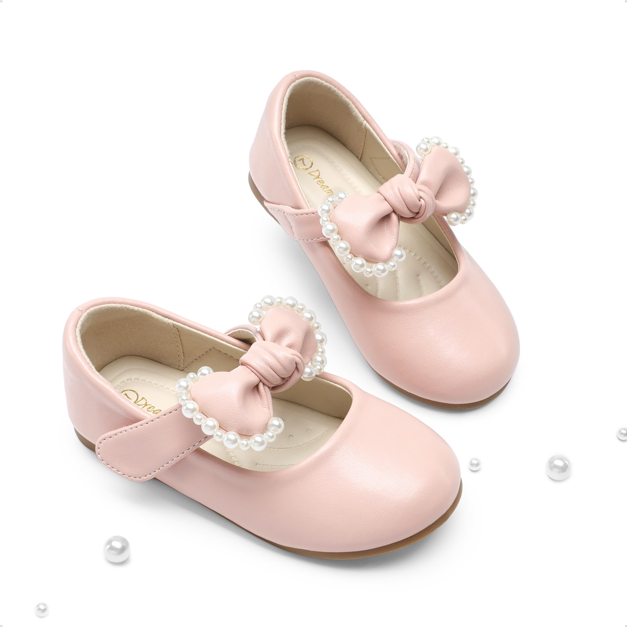 DREAM PAIRS Toddler Flats for Girls - Mary Jane Ballet Dress Shoes for Little Girls | Perfect for School, Parties & Special Occasions