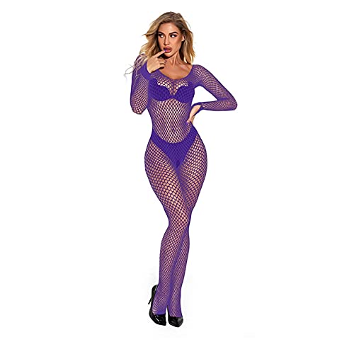 Sexy Lingerie Set for Women - Fishnet Bodystocking, Mesh Teddy Babydoll & Chemise - Perfect for Valentine's Day, Honeymoon & Romantic Nights