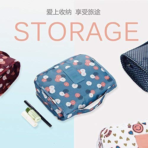 Marji&Anuvrutti Travel Cosmetic Organizer Bag - Waterproof Makeup Case with Washable Pouch for Women | Perfect for Airplane Carry-on, Gym Essentials & Toiletry Storage