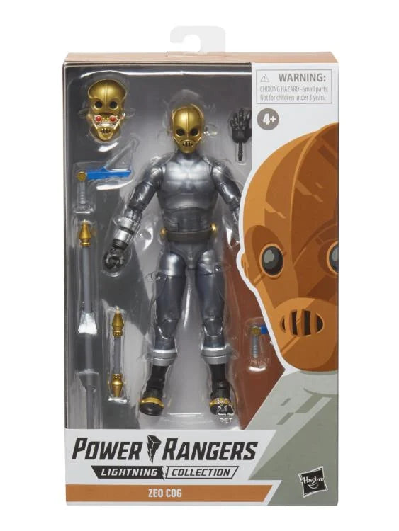 Power Rangers Zeo Lightning Collection Zeo Cog Action Figure - Official Hasbro Collectible Toy for Kids & Adults - Perfect for Display, Play & Cosplay