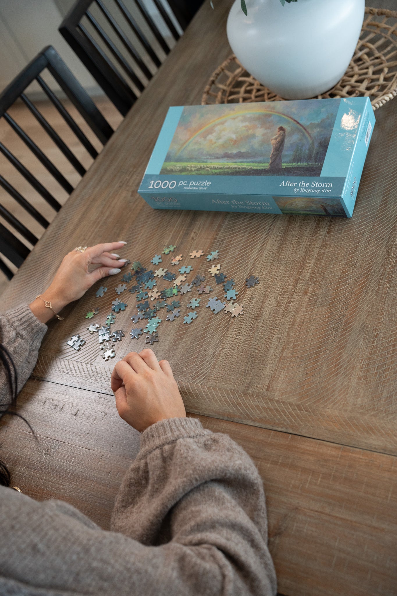 After the Storm Jigsaw Puzzle - 1000 Piece Challenging Adult Puzzle for Relaxation & Stress Relief - Perfect for Family Game Night & Rainy Day Activities