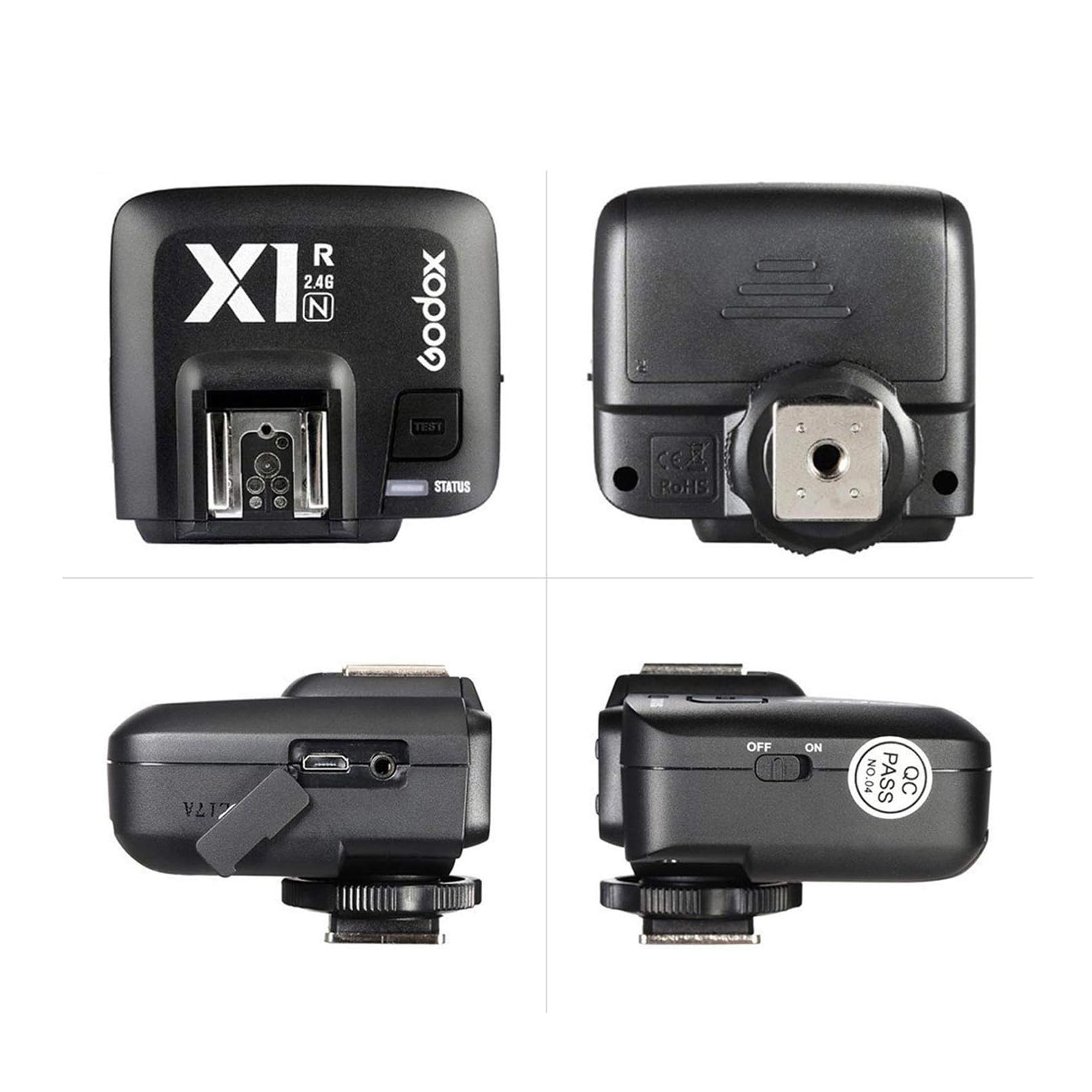 Godox X1R-N Wireless Flash Trigger Receiver for Nikon DSLR Cameras - 2.4G Wireless X System with High Speed Sync up to 1/8000s - Compatible with X1N, XPro-N & XProII-N Triggers - Perfect for Studio Photography, Outdoor Shoots & Event Coverage