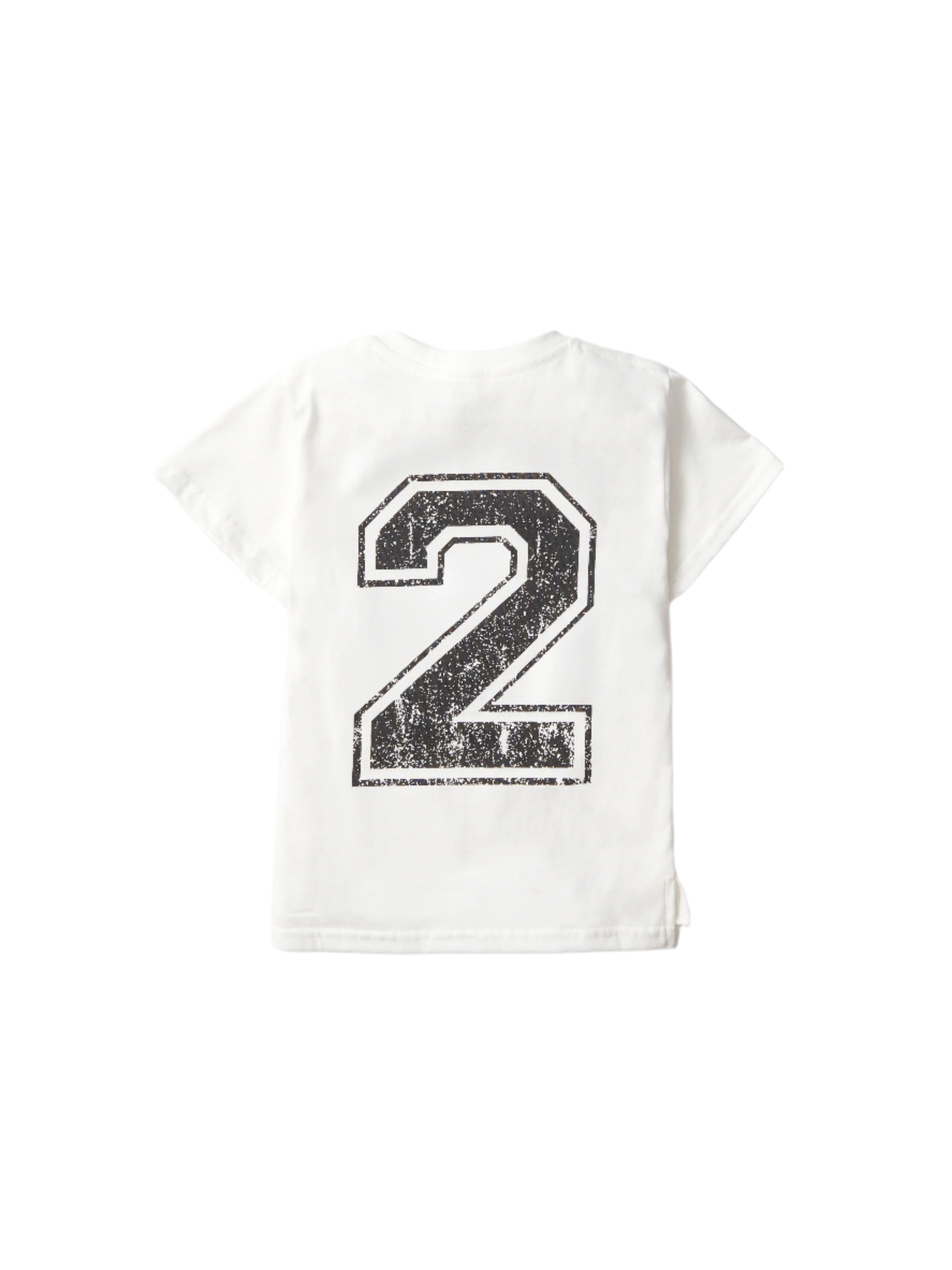 2nd Birthday Elevated Tee - Premium White Cotton Toddler T-Shirt for Birthday Celebrations & Photo Shoots
