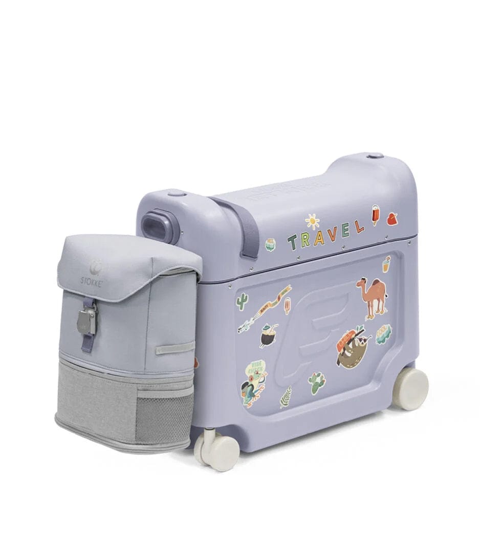 Stokke by JetKids BedBox & Crew Backpack Travel Bundle – Kids In-Flight Sleep Solution & Carry-On Essentials for Airplane Travel
