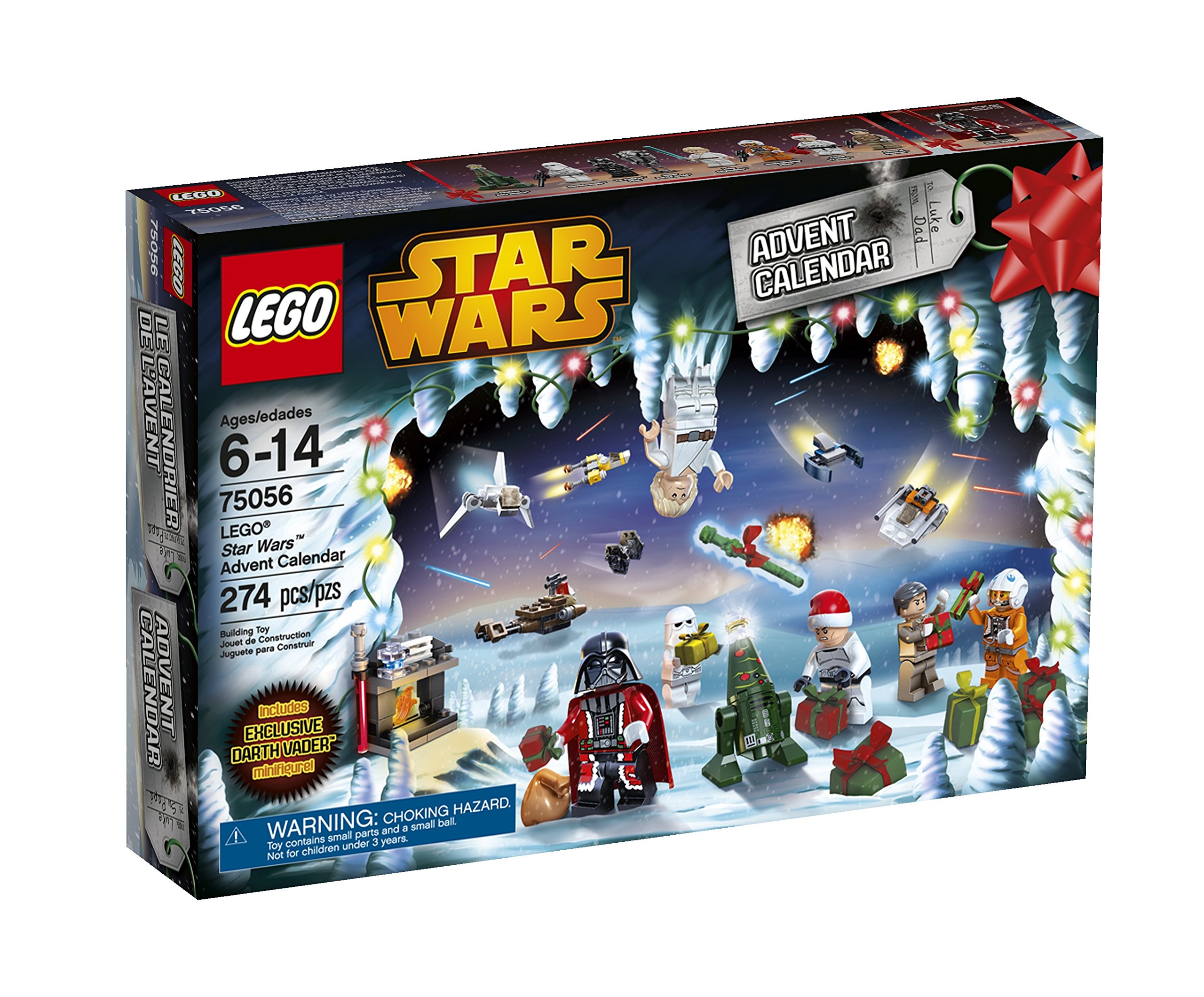LEGO Star Wars Advent Calendar 76056 Building Toy Set - Perfect for Holiday Gifting & Christmas Countdown Fun