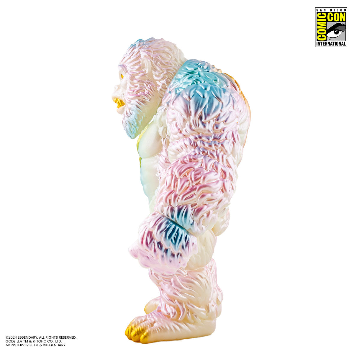 Godzilla vs Kong: The New Empire Kong Soft Vinyl Collectible Figure - Cherry Blossom Glow in The Dark Edition - Perfect for Movie Fans, Anime Collectors & Home Decor Display