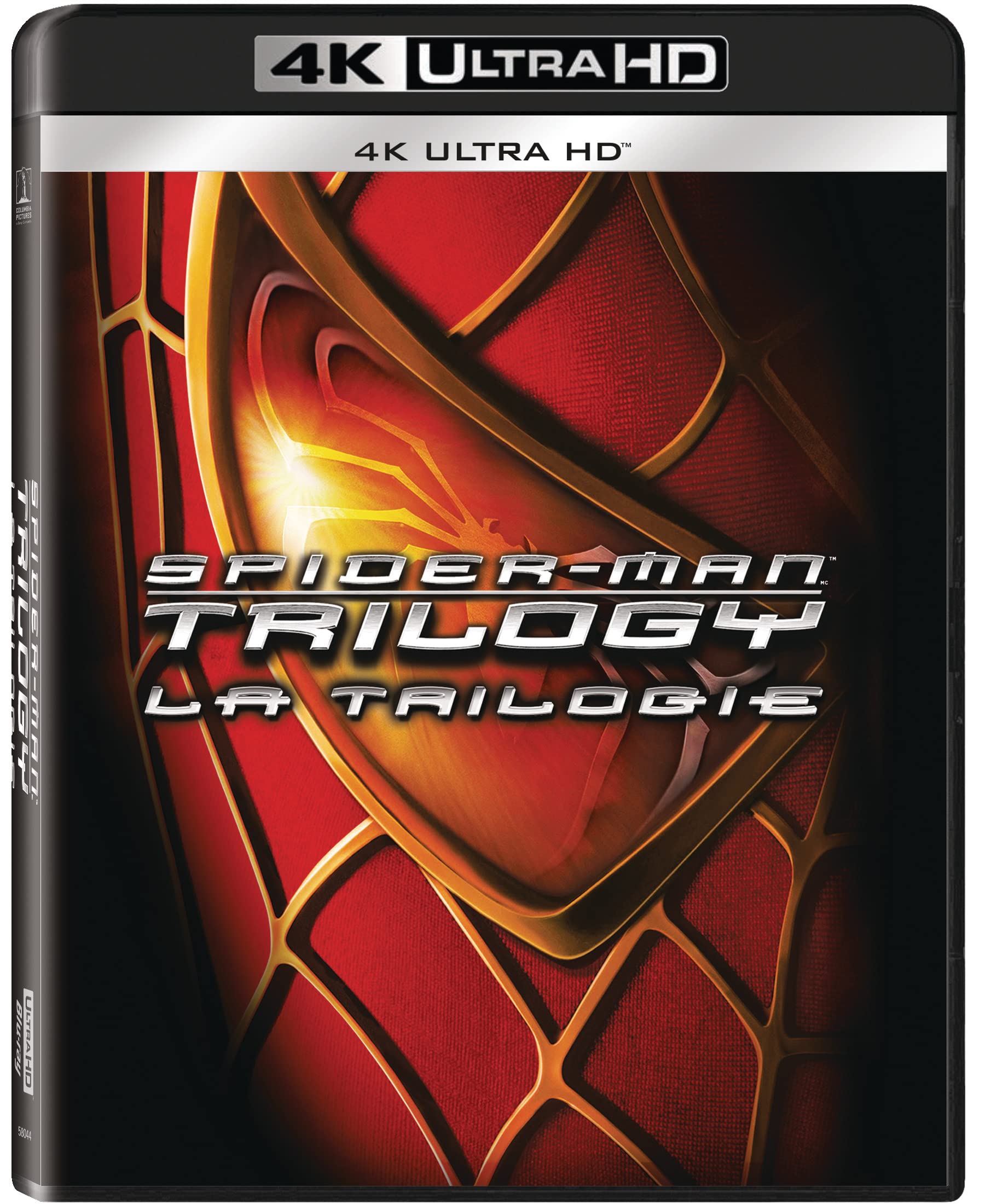 Spider-Man: 3 Movie Collection (2002-2007) - 4K Ultra HD Blu-ray with Bonus Features - Bilingual English/Spanish - Perfect for Marvel Fans & Home Theater Movie Nights