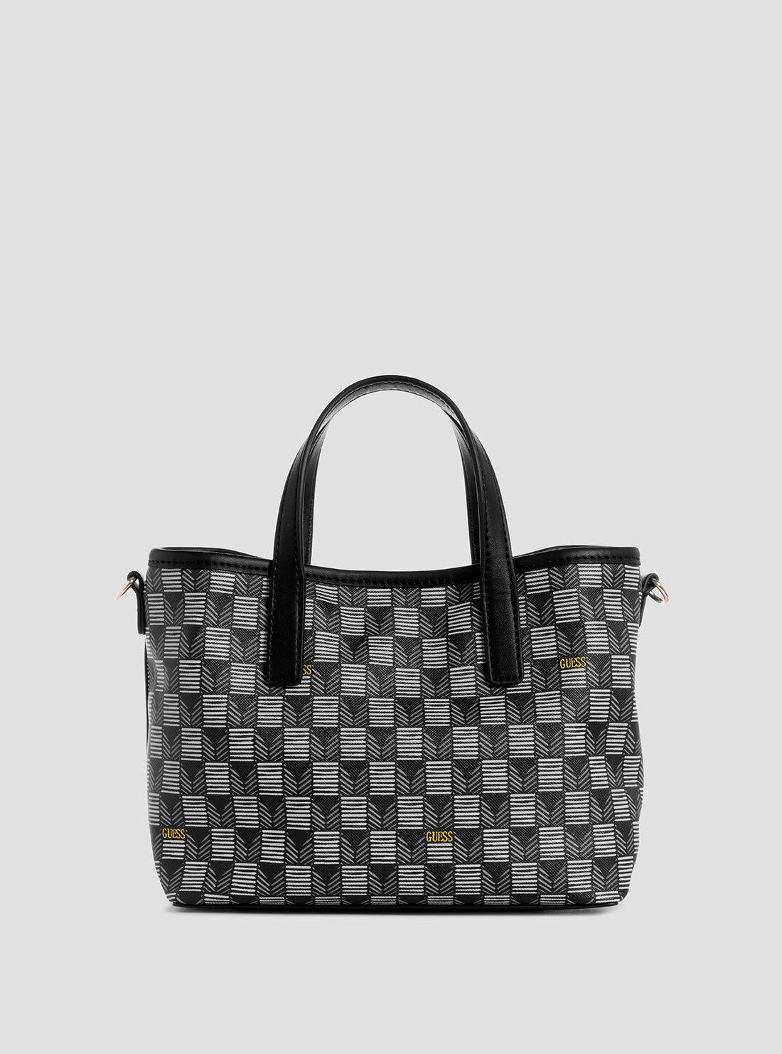 Black Logo G Wave Mini Tote Bag - Stylish & Lightweight Crossbody Purse for Women | Perfect for Shopping, Travel & Everyday Use