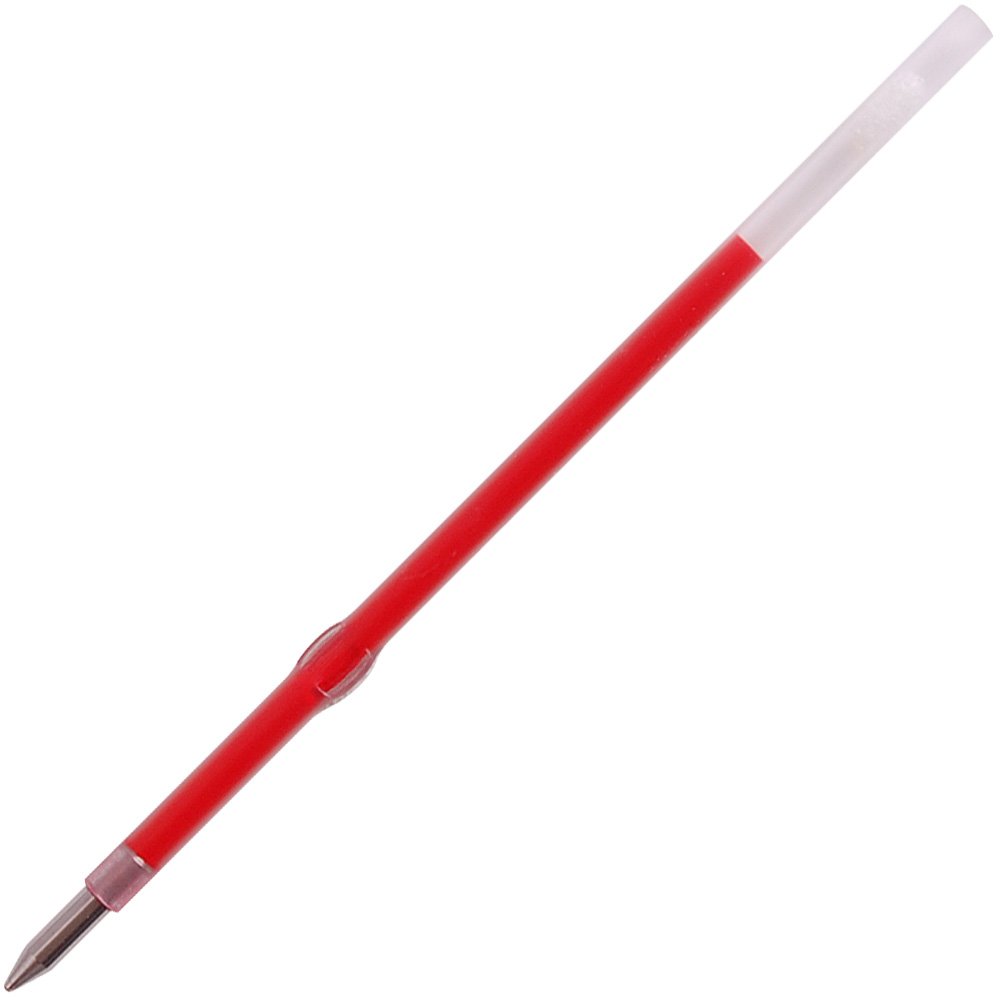 Mitsubishi S7S.15 Oil-Based Ballpoint Pen Refills - 0.7mm Red Ink (10-Pack) for Smooth Writing at Home, Office & School
