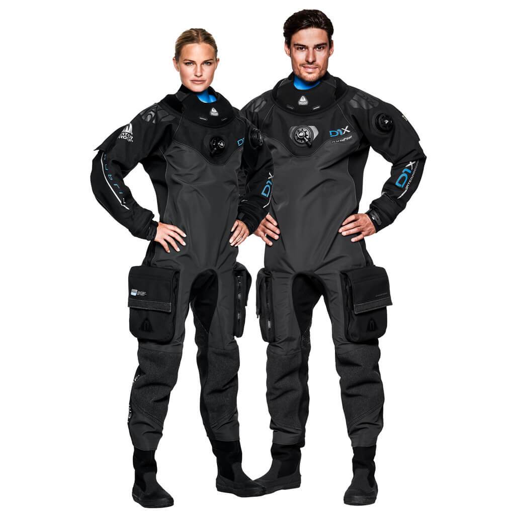 D1X Hybrid Waterproof Men's Drysuit for Scuba Diving, Kayaking & Cold Water Sports | Breathable & Durable Protection