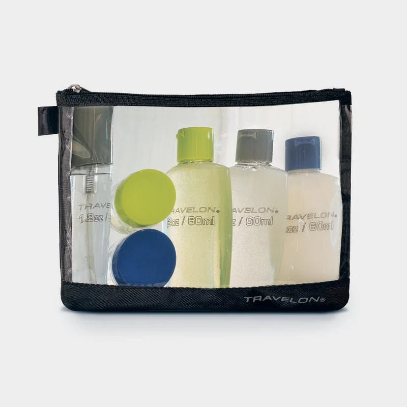 Travelon 1 Quart (1 Qt) Leakproof Water Bottle Bag with Zipper Top - Perfect for Hiking, Gym & Travel Accessories Organization