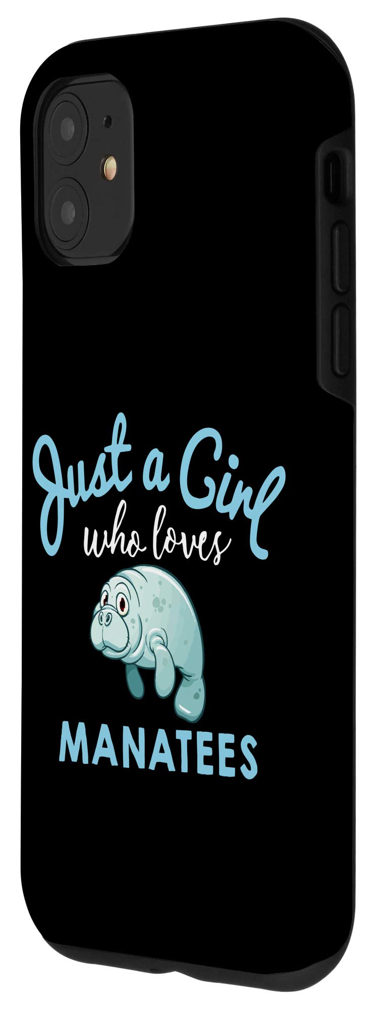 Premium iPhone 11 Case for Girls - Cute Manatee Design - Durable Protective Cover for School, Work & Everyday Use
