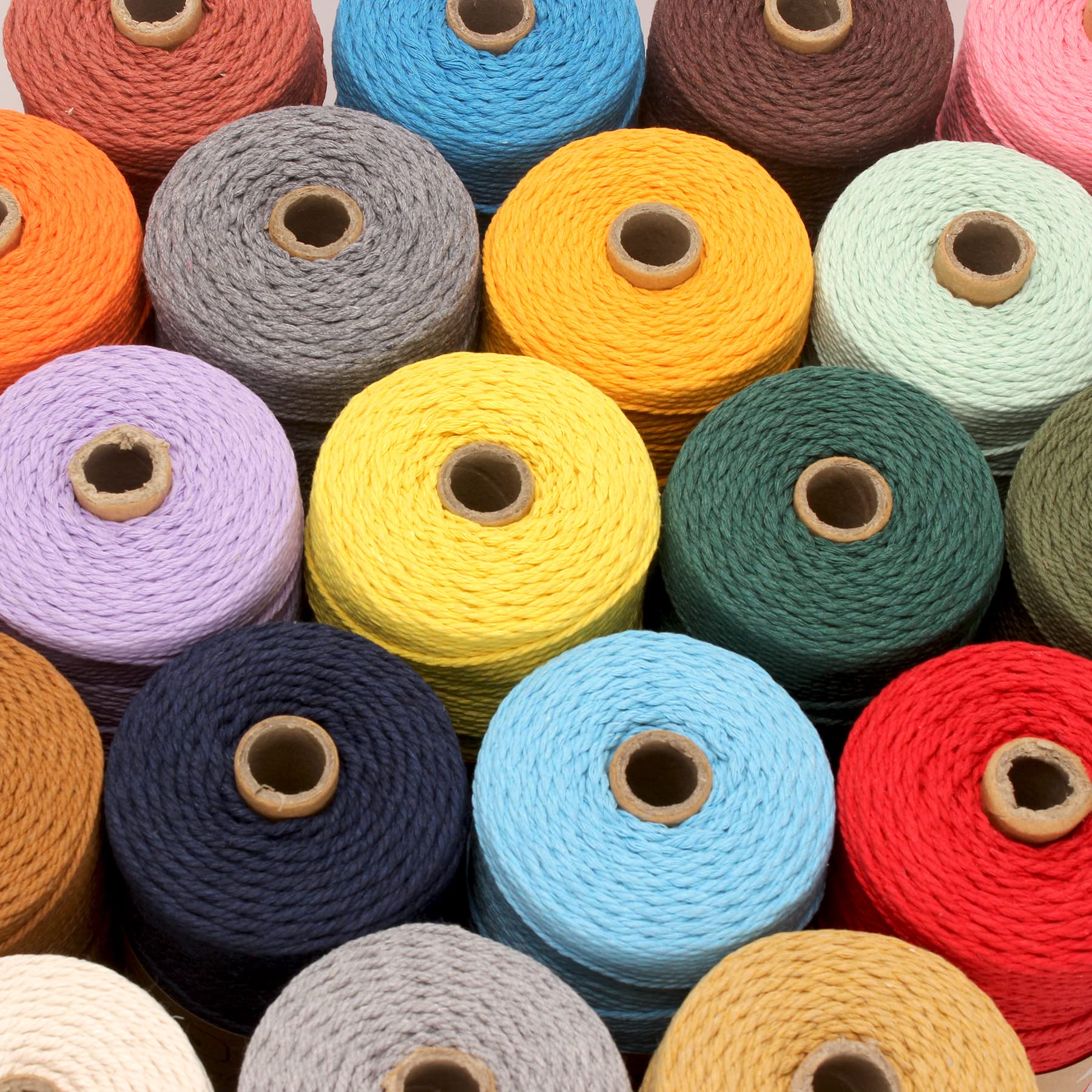 2mm x 219yd Natural White Cotton Macrame Cord - DIY Knitting Rope for Plant Hangers, Wall Hangings, Christmas & Wedding Decorations - Perfect for Boho Home Decor and Handmade Crafts