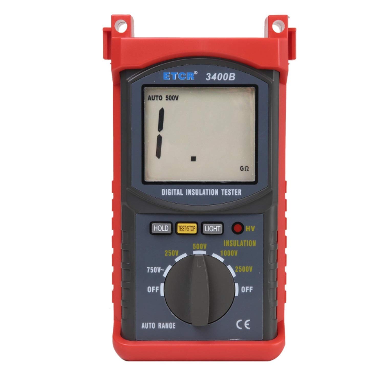 XUXUWA Digital Multimeter with 2500V High Voltage & Insulation Resistance Tester ETCR3400B - Professional Electrical Testing Tool for Home, Industrial and Automotive Use