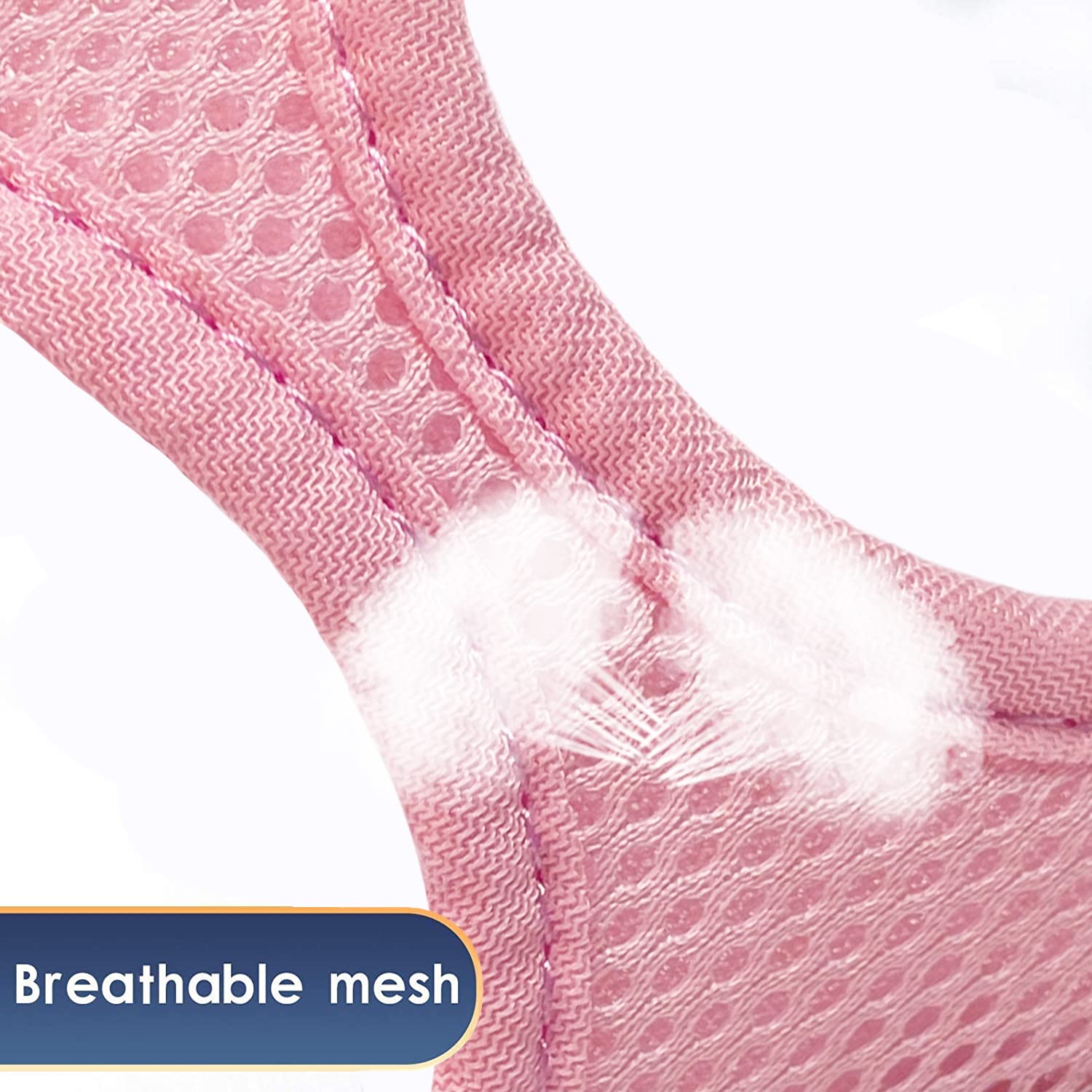 YIMEIS No Pull Soft Mesh Dog Harness and Leash Set - Reflective Adjustable Pet Vest for Small Medium Large Dogs & Cats (Pink, Small) - Perfect for Walking, Training & Outdoor Adventures