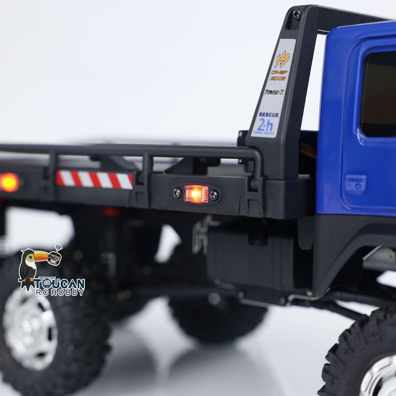 1/18 Scale CR18P 6x6 Flatbed Truck RTR RC Rock Crawler - 2-Speed Off-Road Electric Vehicle with LED Lights | Simulation Model for Adults & Kids | Perfect for Trail Crawling, Backyard Adventures & RC Hobbyists
