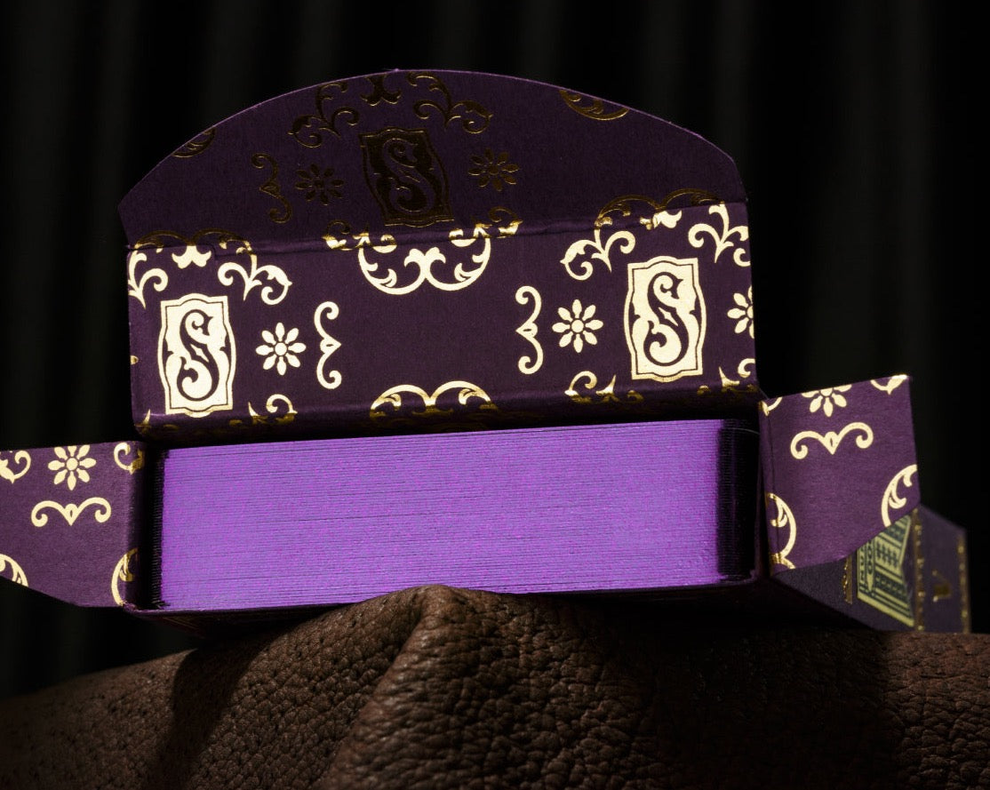 Stories Vol. 5 Purple Gilded Playing Cards - Premium Collectible Deck for Cardistry, Magic Tricks & Poker Games | Elegant Gift for Card Enthusiasts