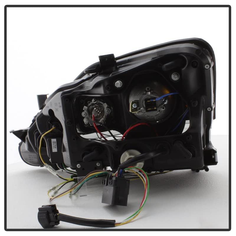 Spyder Auto 5080073 Projector Style Headlights - Black/Smoked for Improved Night Visibility | Perfect for Jeep Wrangler & Off-Road Adventures