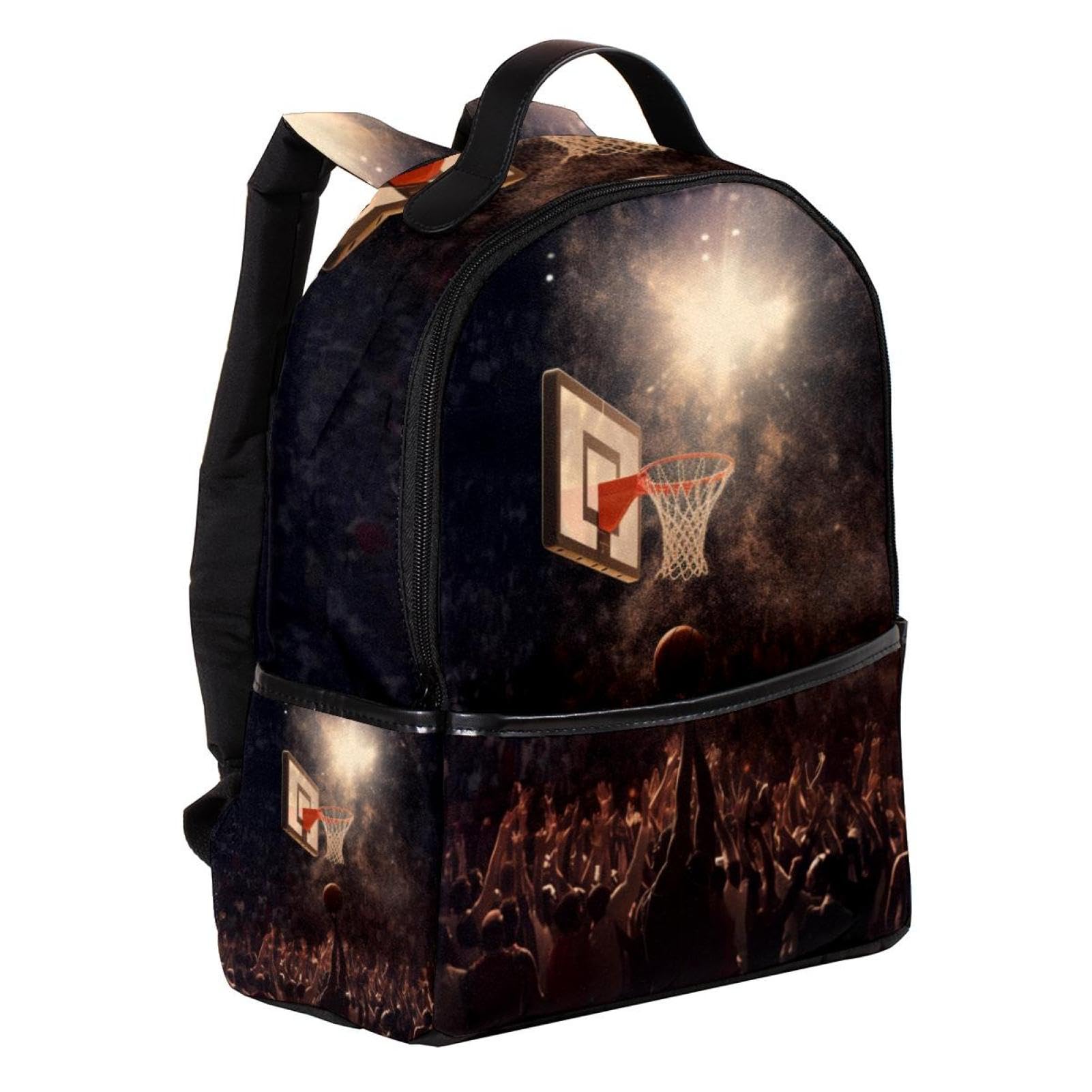 Premium Travel Backpack for Men & Women - Durable Basketball Backpack with Hoop - Perfect for Gym, Sports, School & Outdoor Adventures