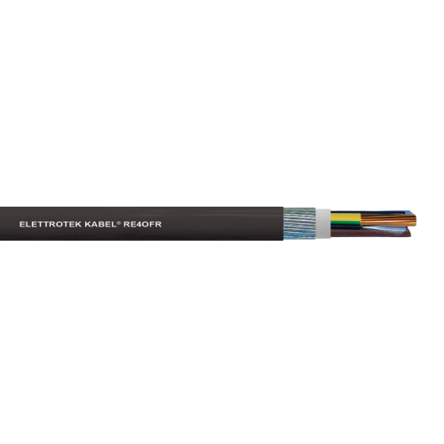 1 AWG 1C Stranded Bare Copper Shielded XLPE SWA PVC RE4(O)FR 0.6/1KV Low Voltage Power Cable - Perfect for Industrial Wiring, Underground Installations, and Electrical Distribution Systems
