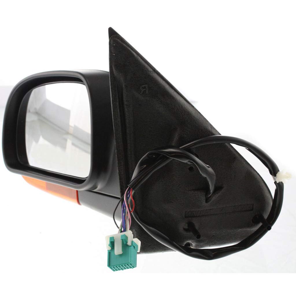 2004-2006 Buick Rainier Power Folding Side Mirrors Pair - Driver & Passenger Side with Amber Turn Signal Lights (GM1320349/GM1321349) | OEM Replacement | Smooth Design | Manual Adjustment | Perfect for Parking Assistance & Blind Spot Visibility