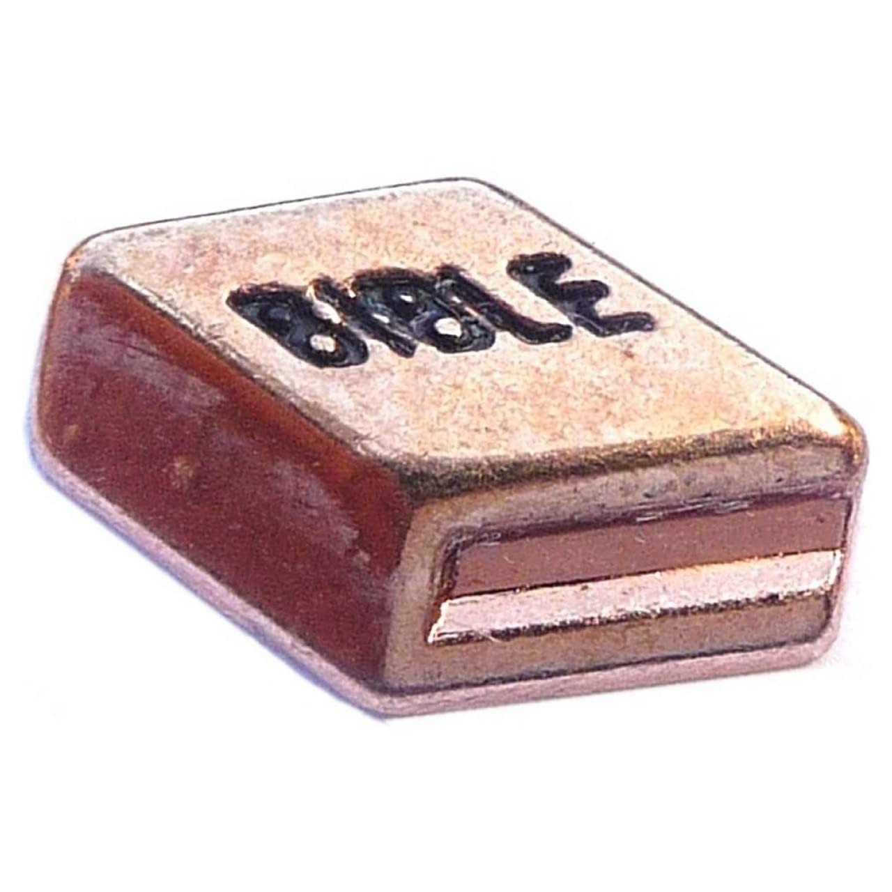 Rose Goldtone Bible Floating Locket Charm - Elegant Religious Jewelry for Women, Gift for Baptism, Confirmation & Weddings - Perfect for Church, Daily Wear & Special Occasions