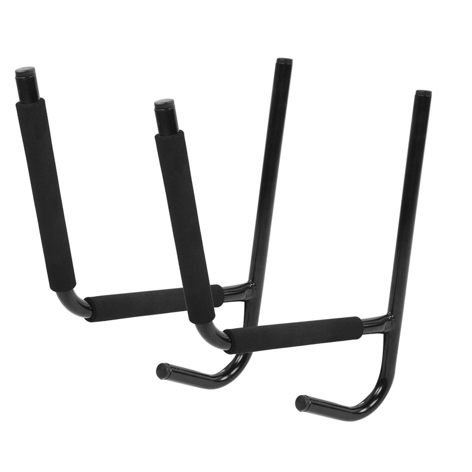 FOLOSAFENAR Kayak Wall Hangers - Heavy Duty Canoe & Kayak Storage Rack for Indoor Wall Mounting - Perfect for Kayaking, Snowboarding, Surfboards, Ladders, Tools & Skateboards - Space Saving Garage, Basement & Shed Organization Solution
