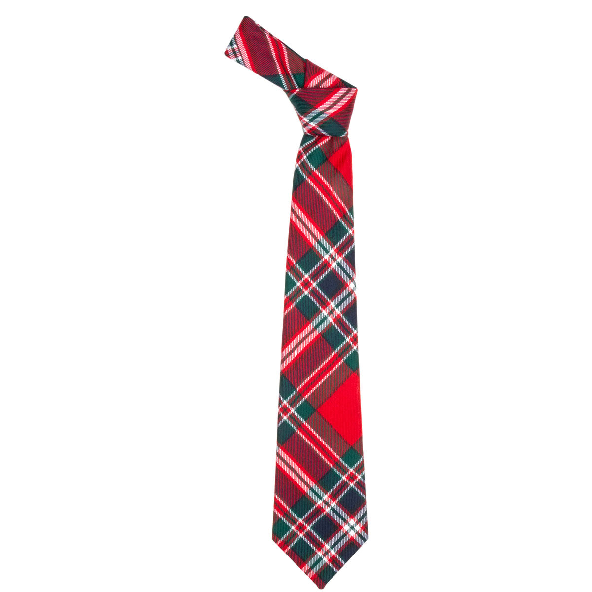 MacFarlane Clan Modern Tartan Necktie - Premium Scottish Wool Tie for Men - Perfect for Weddings, Business & Formal Occasions
