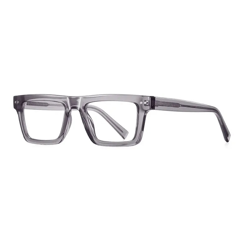 CCspace Unisex Full Rim Square TR90 Titanium Eyeglasses Frame 57176 - Lightweight & Durable Glasses for Work, Reading & Everyday Wear