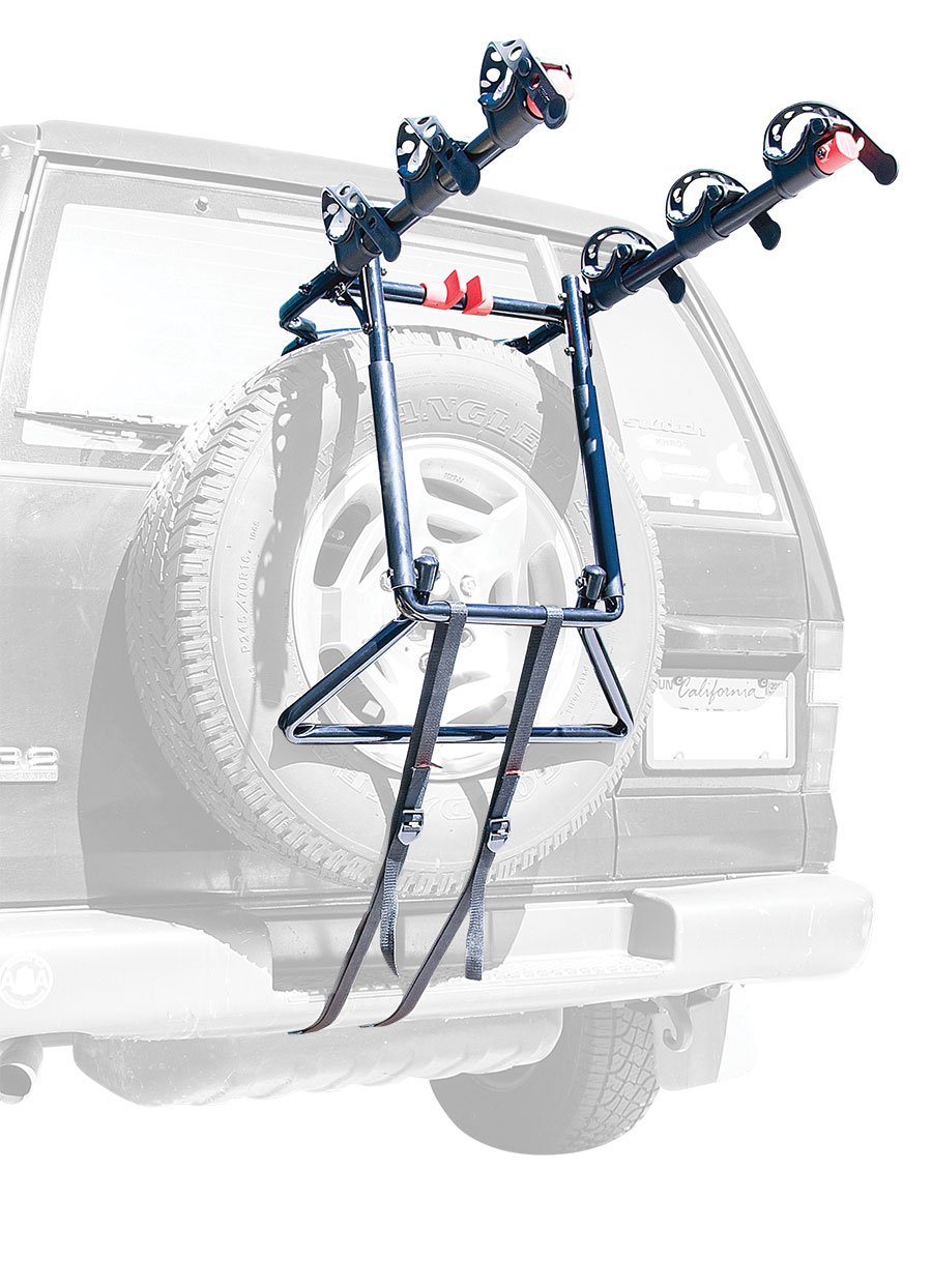 Allen Sports Premier 3-Bike Spare Tire Rack - Model S303 - Heavy Duty Bike Carrier for SUV, Truck & Jeep - Perfect for Road Trips, Camping & Outdoor Adventures
