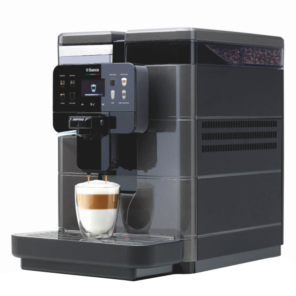 Saeco Royal OTC Automatic Espresso Machine - Super Automatic Coffee Maker with Milk Frother for Home & Office Use | Perfect for Cappuccino, Latte & Americano Lovers