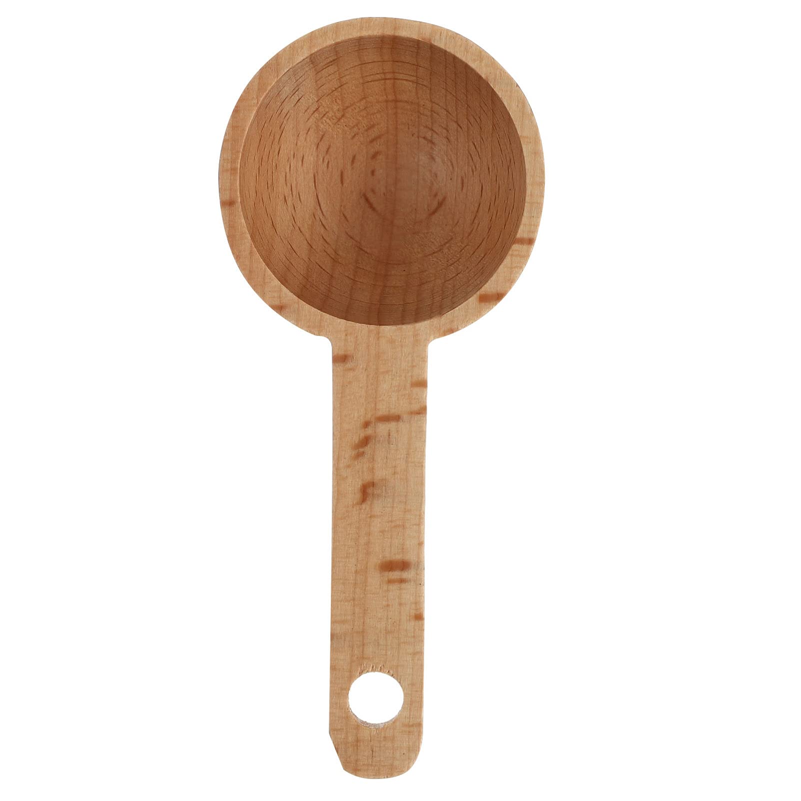 HEMOTON 15ml Wooden Measuring Scoop for Powder, Pet Food, Candy, Sugar, Coffee & Protein - Perfect for Kitchen, Baking & Coffee Brewing