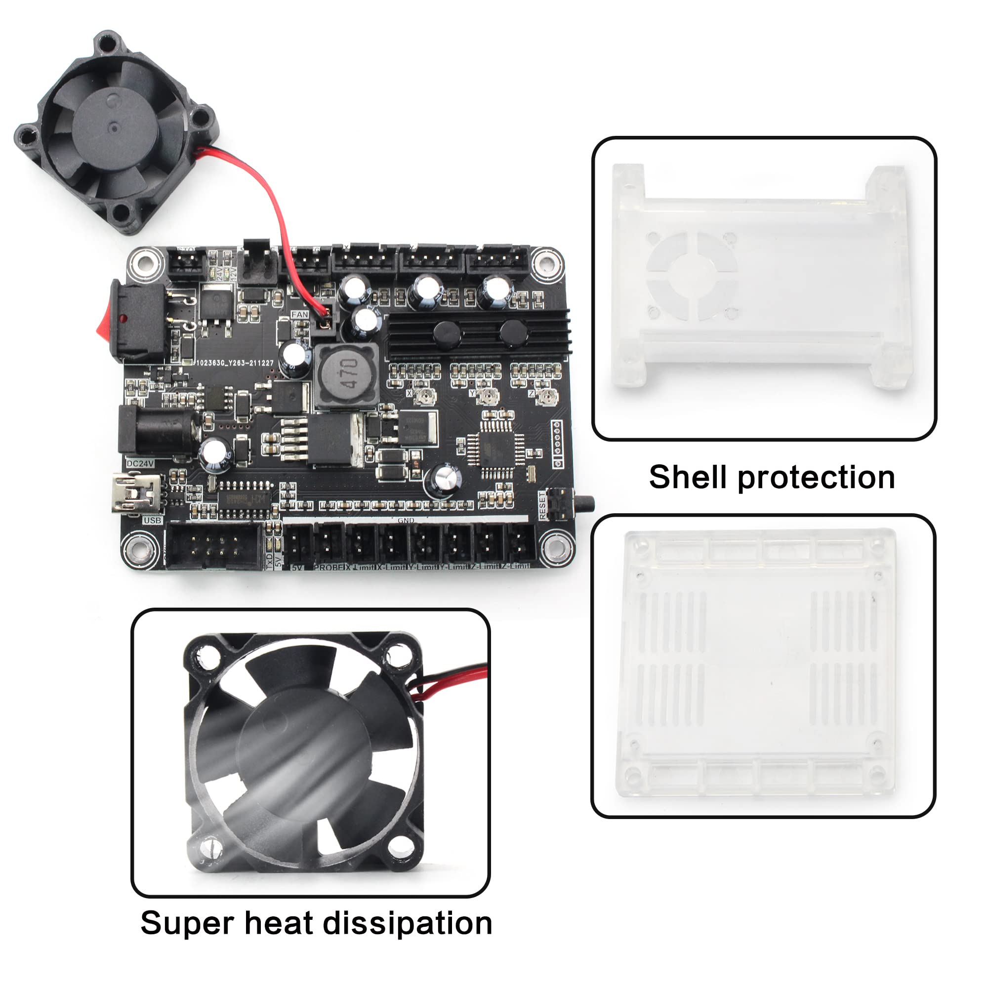 CNCTOPBAOS 3 Axis 3018 CNC Router with GRBL Offline Controller - DIY Mini Desktop Engraving Machine for Wood, Aluminum, Acrylic & PCB Cutting - Perfect for Hobbyists, Makers & Small Workshops