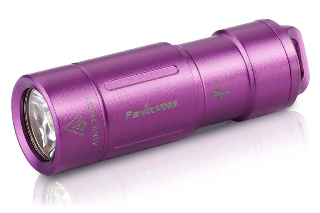 UC02 USB Rechargeable Keychain Flashlight - Compact & Bright LED Light for Emergencies, Camping, Hiking & Everyday Carry (EDC)