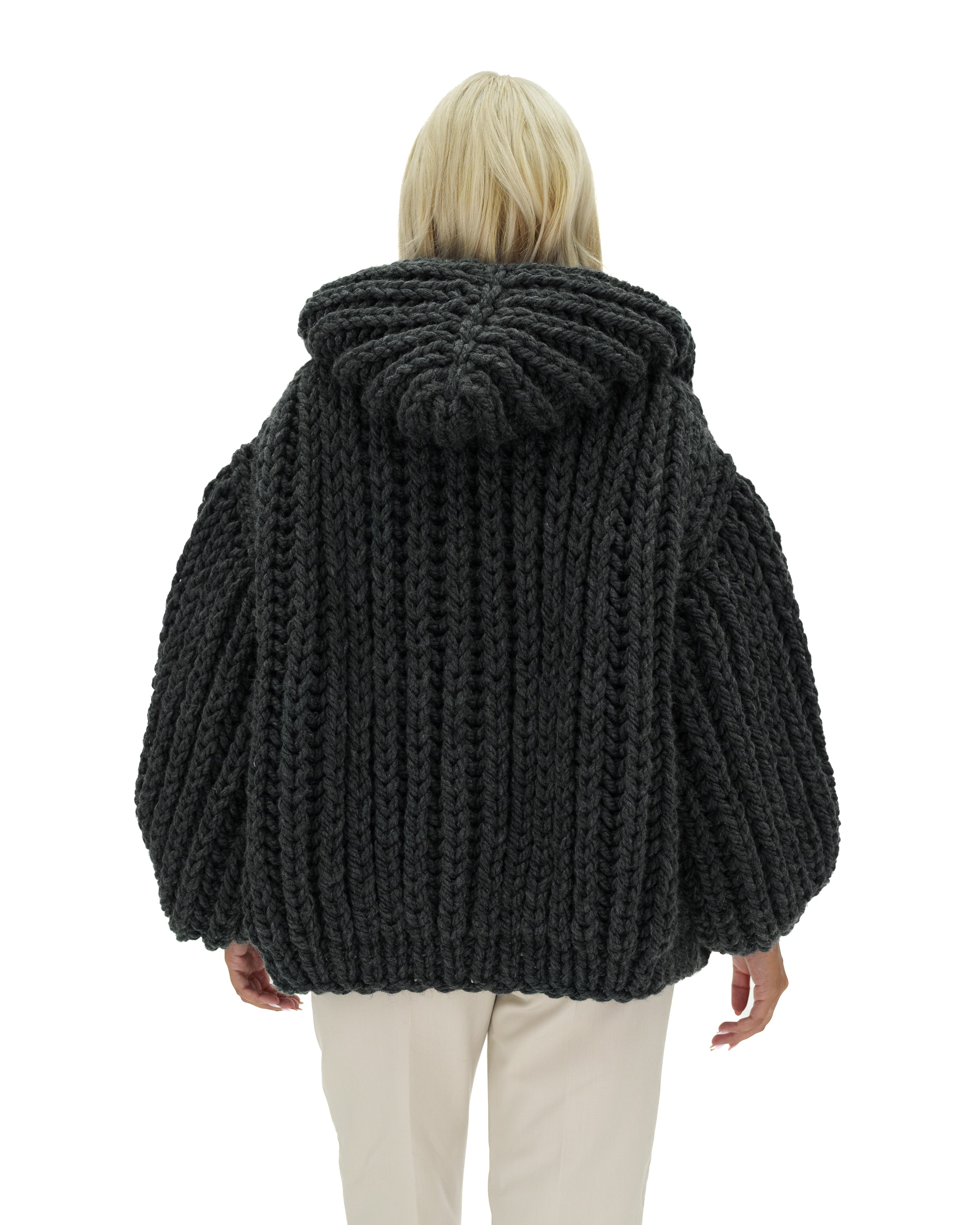 Stylish Hooded Chunky Cardigan for Women - Cozy Oversized Knit Sweater | Perfect for Fall, Winter & Casual Outfits