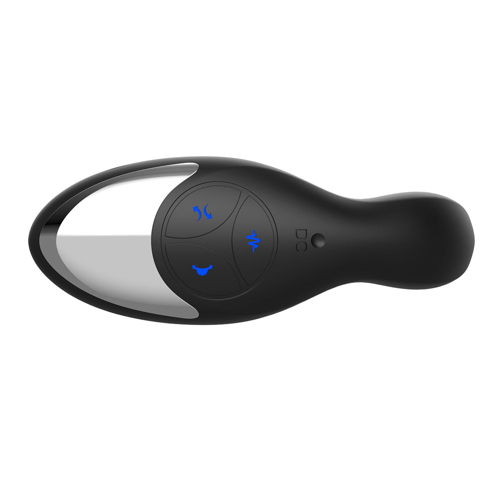 Anal Swirl Vibrating Prostate Massager with Rolling Ball & Rotating Beads - Powerful G-Spot Stimulator for Men, Adult Pleasure Toy for Solo Play & Couples Intimacy