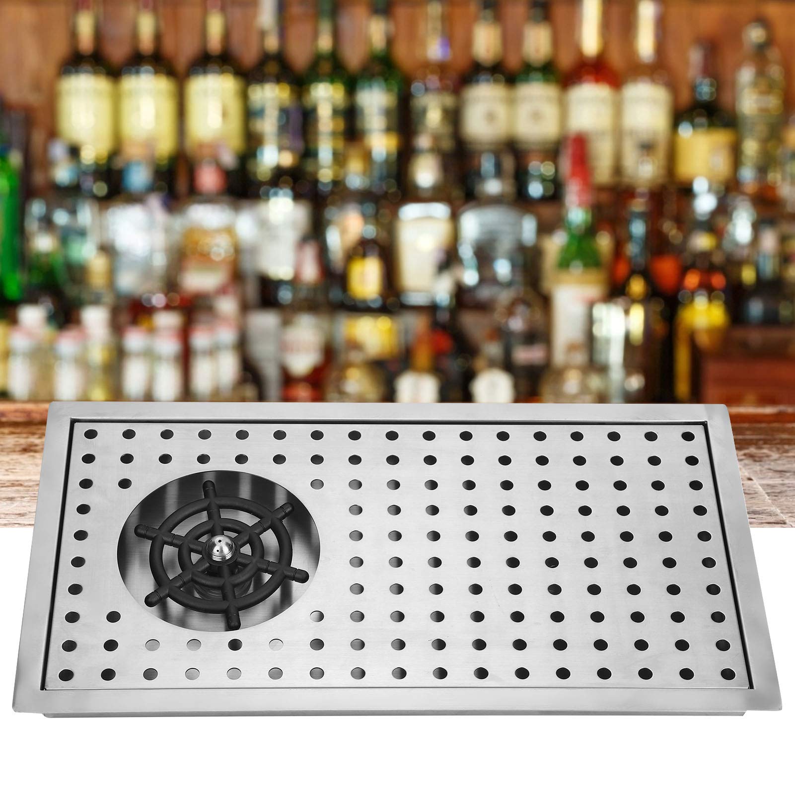 Emoshayoga G1/2 Stainless Steel Automatic Cup Washer Glass Rinser for Coffee Shop & Bar - Medium Size with Net - Perfect for Commercial Dishwashing in Cafes, Restaurants and Breweries