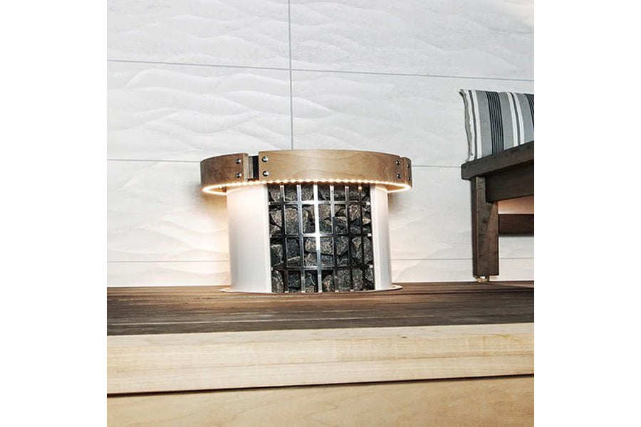 Harvia Cilindro Illuminated Safety Railing for Saunas - 7kW & 9kW Models - Durable & Stylish Sauna Accessory for Home & Commercial Use