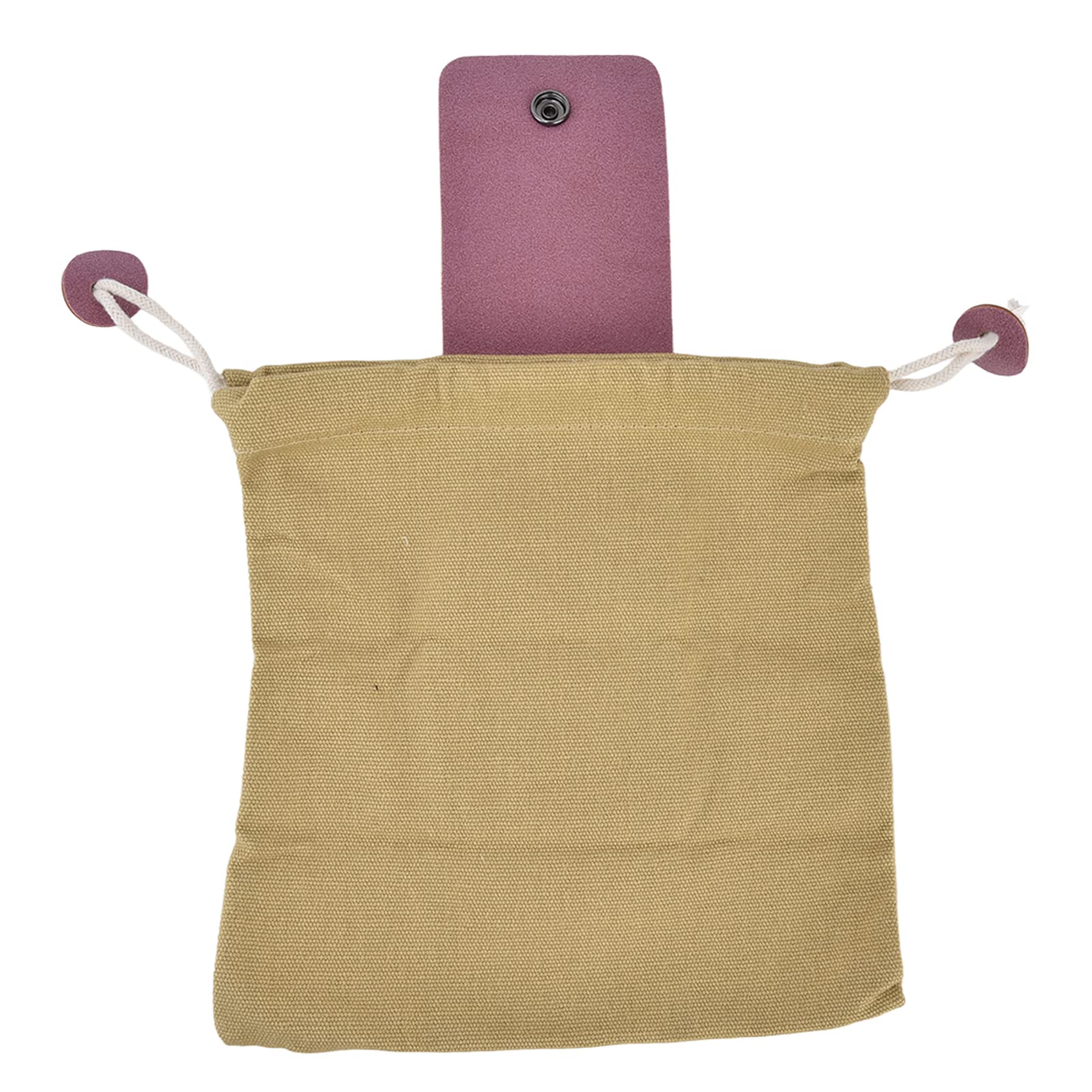 AUNMAS Foldable Camping Storage Bag - Durable PU Khaki Picking Basket for Fruit Harvesting, Outdoor Foraging & Picnic Supplies | Space-Saving Design for Hiking, Farmers Market & Travel Accessories