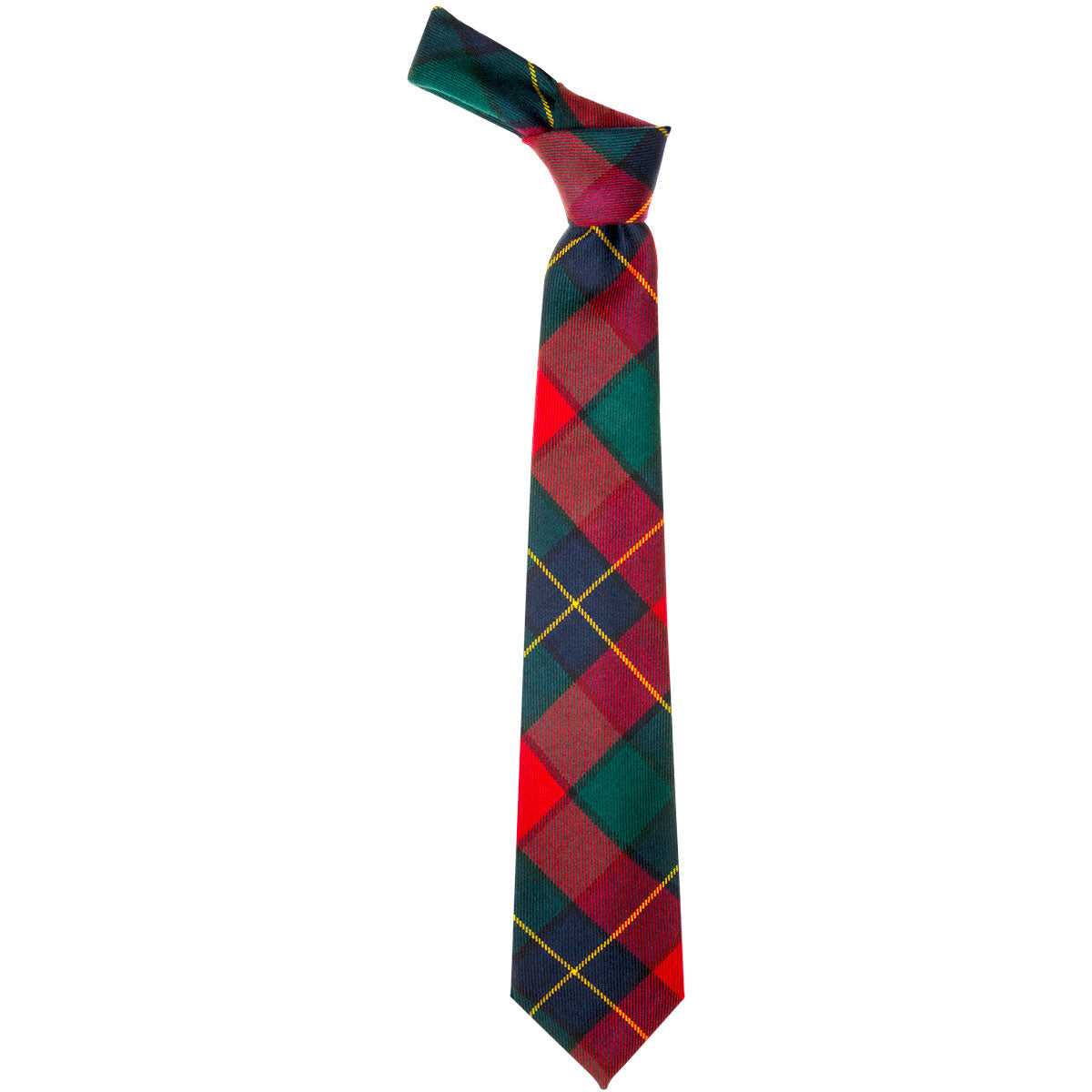 Kilgour Modern Tartan Tie | Premium Wool Necktie for Men | Perfect for Business, Weddings & Formal Events