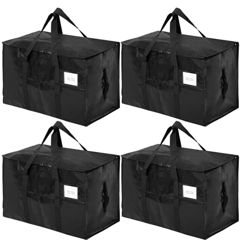 Black-4 Pack with Lids